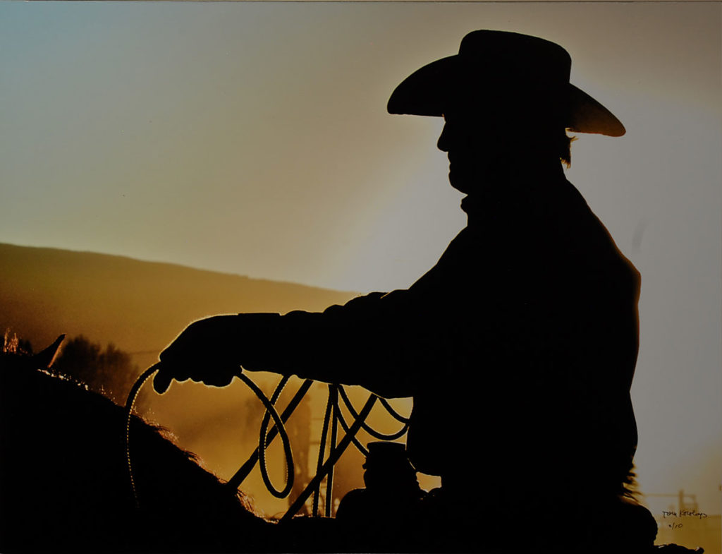 Tom Korologos, "Cowboy at Carbondale Rodeo"