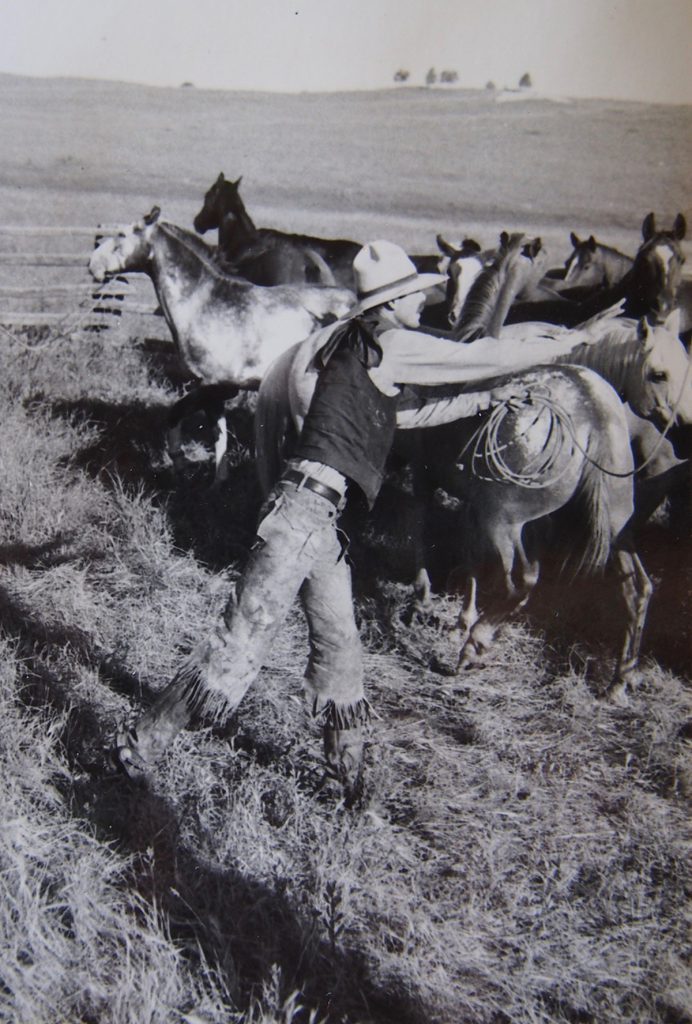 Joel Ostlind in his cowboy days