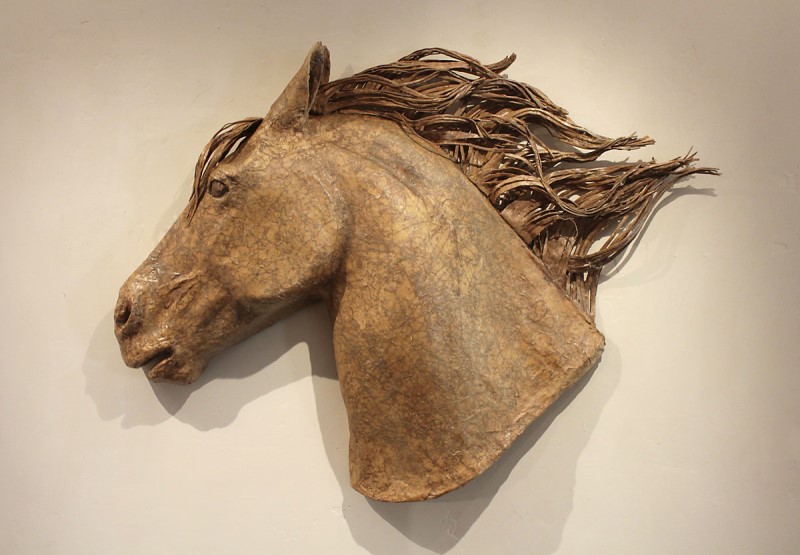 Janet  Nelson  - One Horse Head 2013