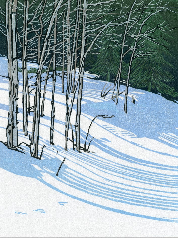 Sherrie York, Snow Shadows II 5/10 art