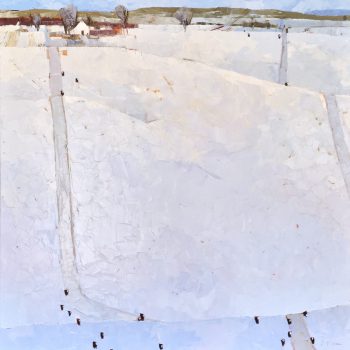Dinah Worman - Snowy Day with Cows