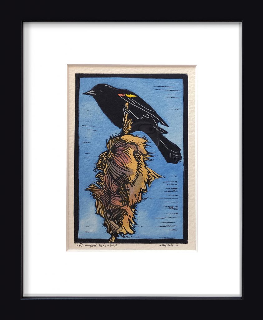 Sherrie York, Red-winged Blackbird art