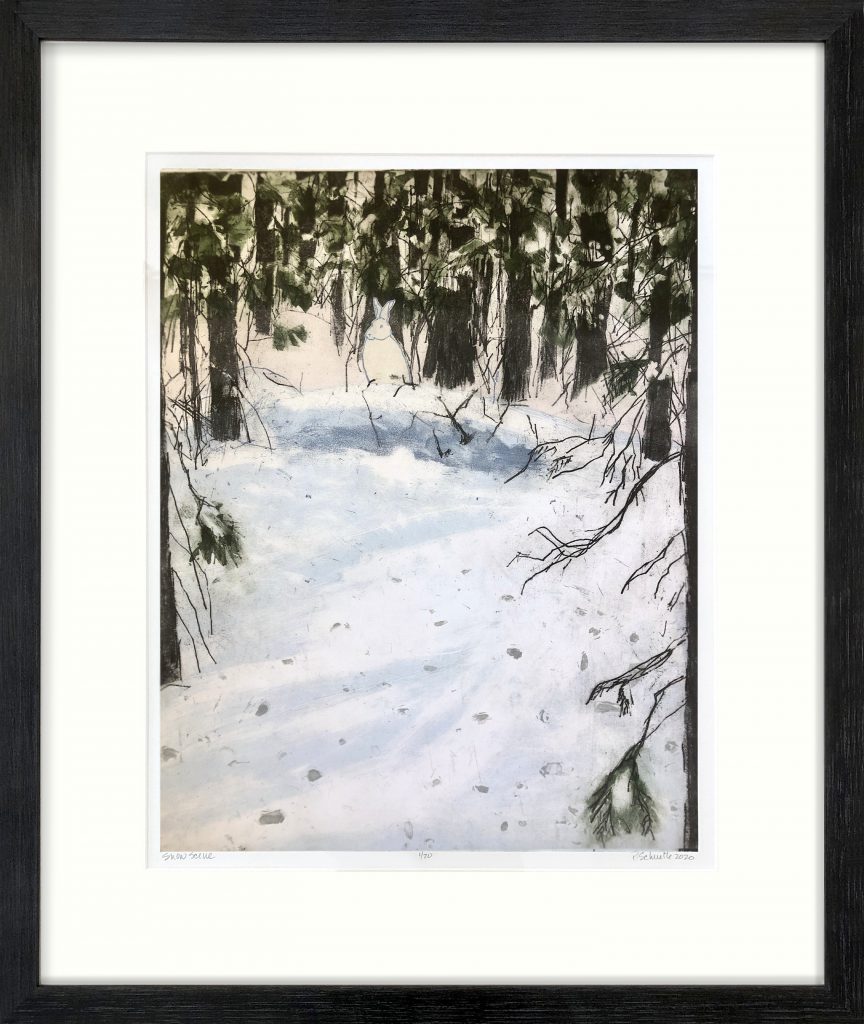 Paula Schuette Kraemer, Snow Scene 1/20 art