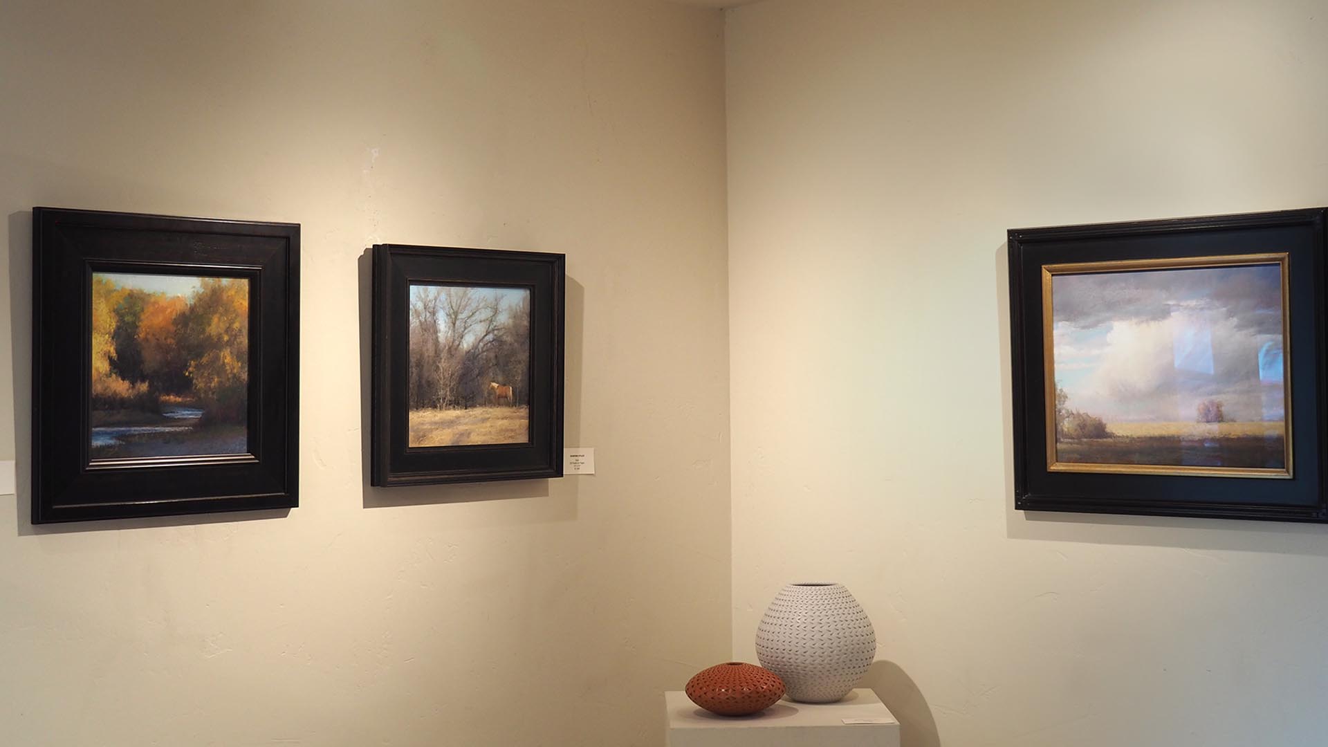 Sabrina Stiles paintings at Ann Korologos Gallery