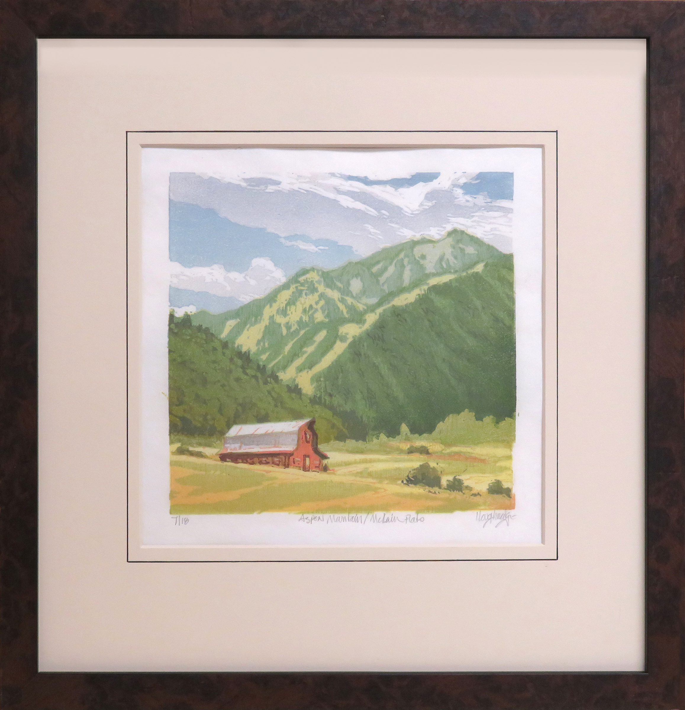 Leon Loughridge - Aspen Mountain from McLain Flats 6/18