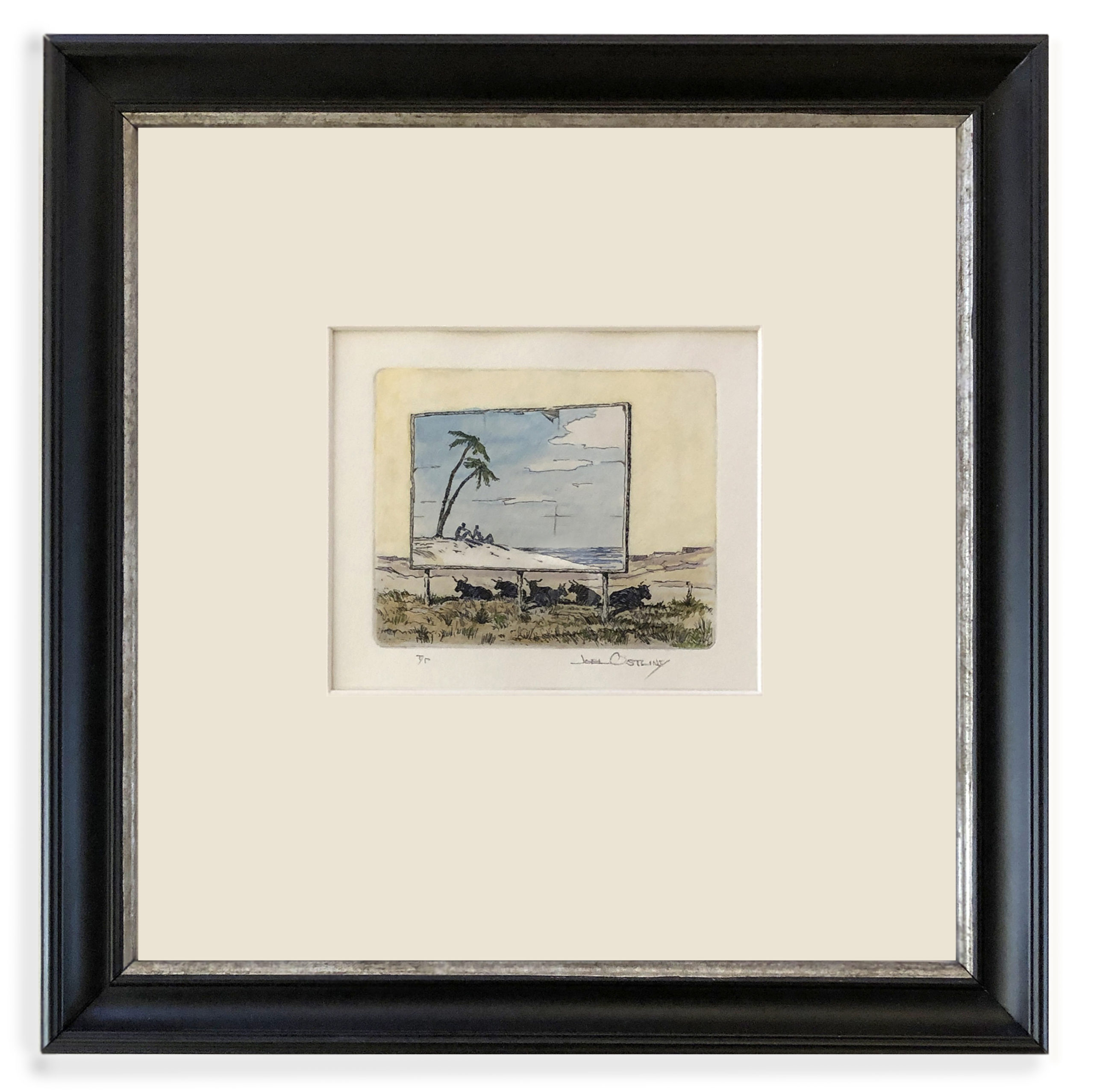 Joel  Ostlind  - A Shore by the Sagebrush Sea - TP watercolor