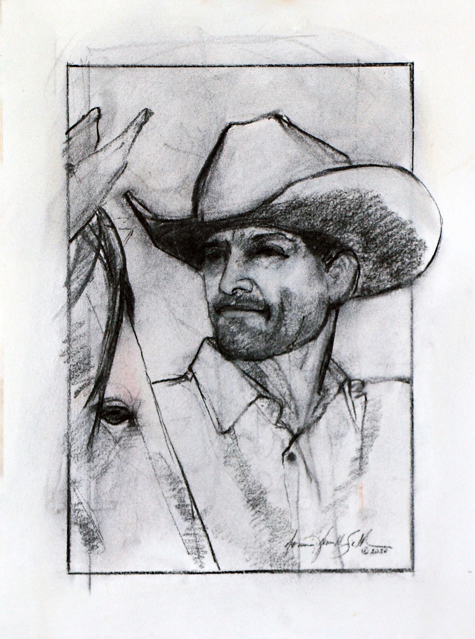 Donna Howell-Sickles - Cowboy Study