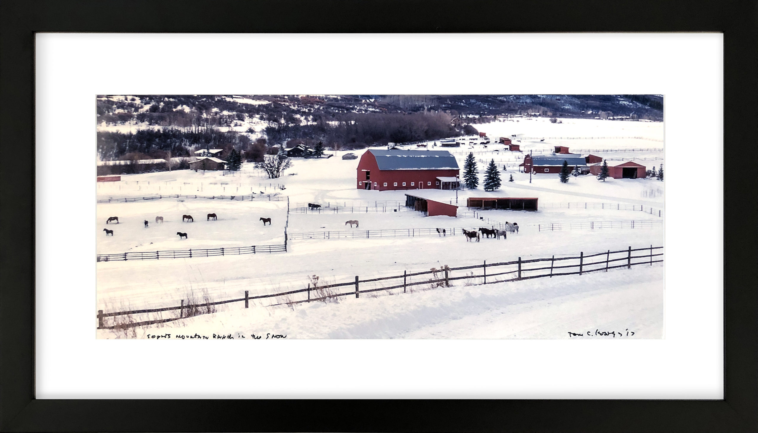 Tom Korologos - Sopris Mountain Ranch In Snow