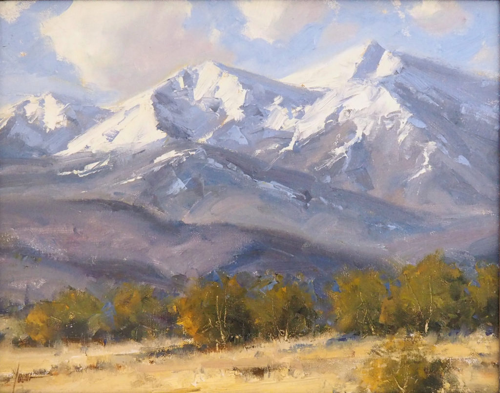 Dan Young, Sopris from Spring Valley art