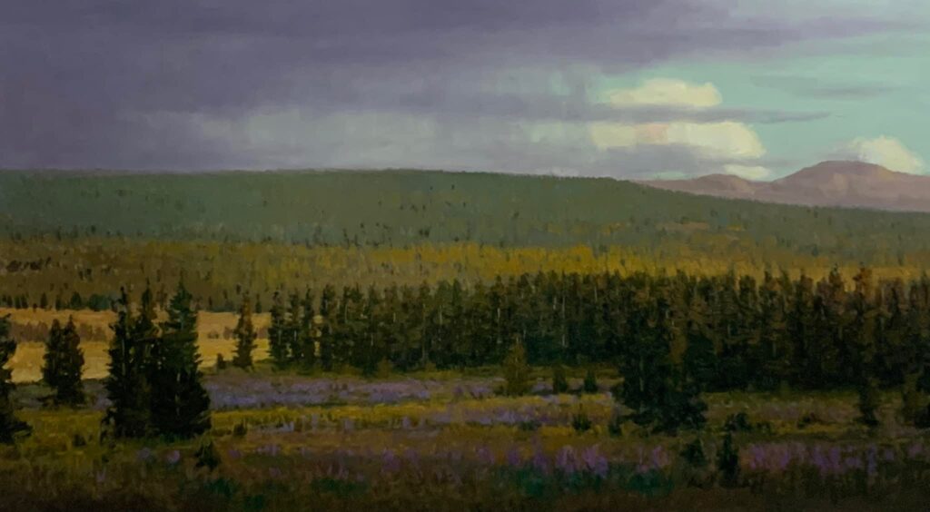 Peter Campbell, High Country Afternoon art