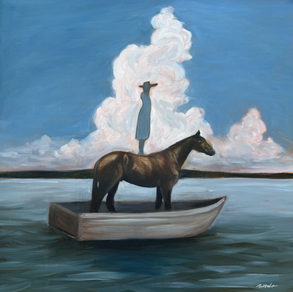 Diana Woods - Me Upon my Pony on my Boat