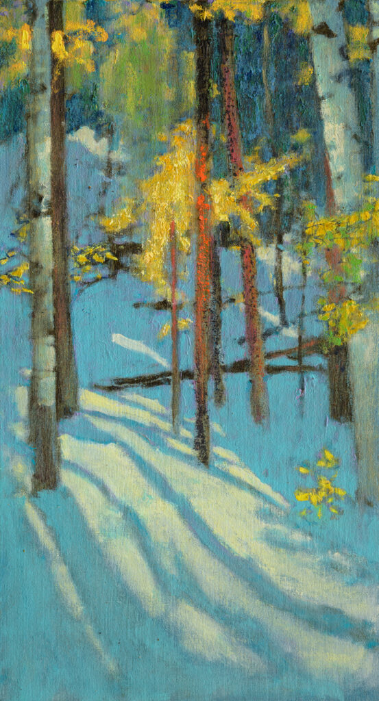 Rick Stevens, Winter Sunlight in the Forest art