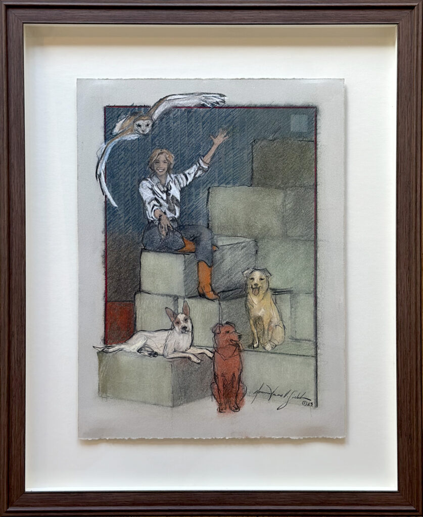 Donna Howell-Sickles, An Owl in the Barn art