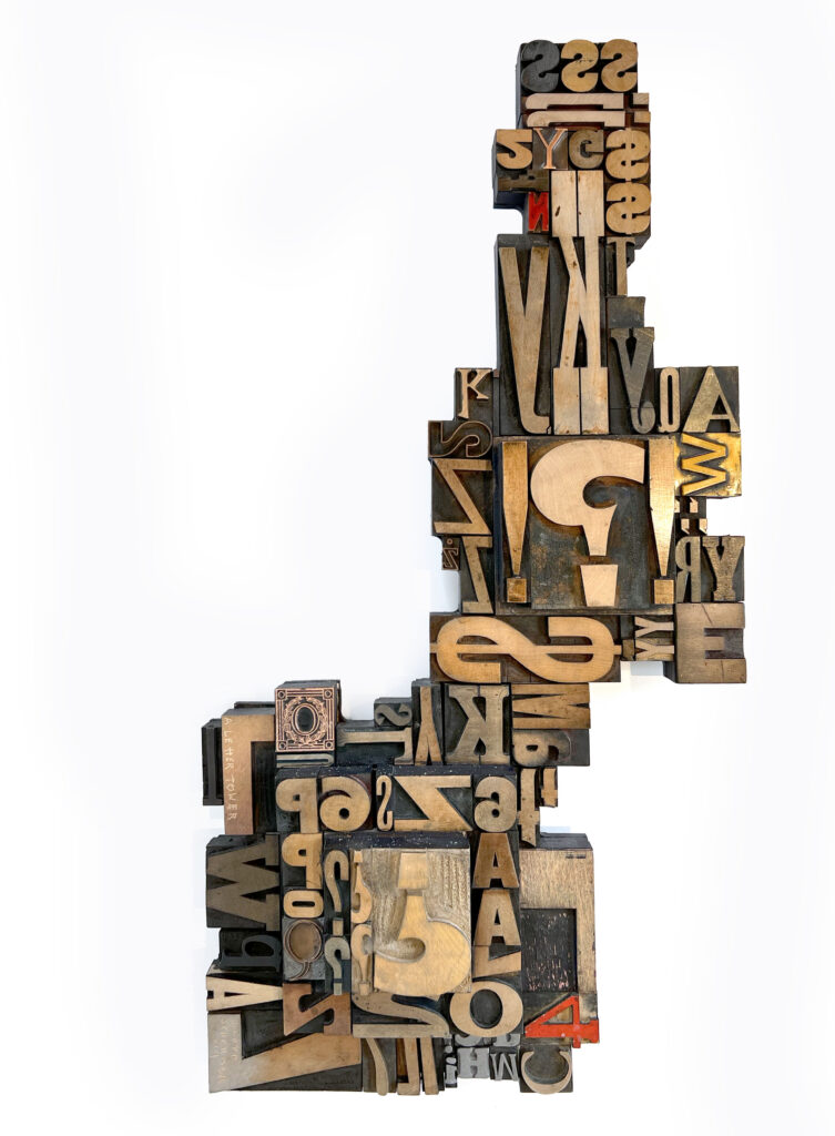 Lloyd Schermer, A Letter Tower*** art