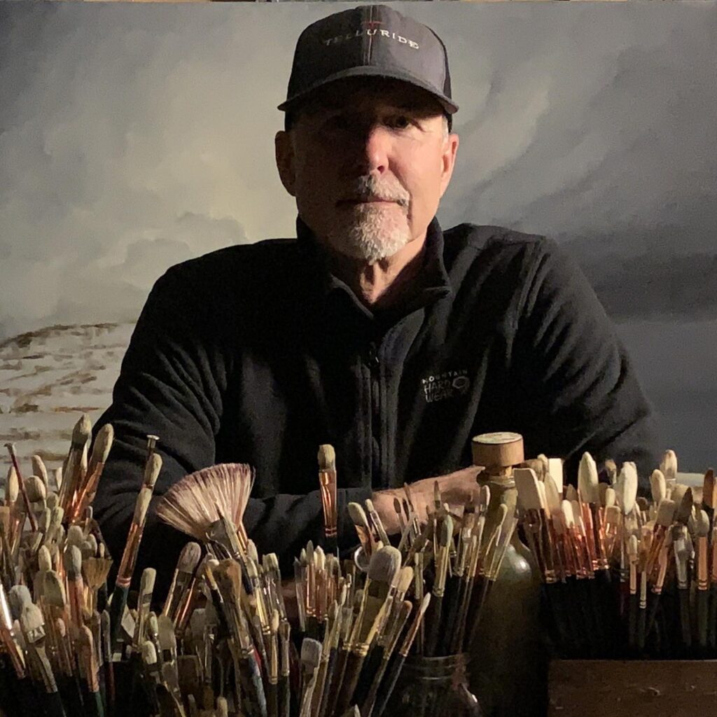 Peter Campbell in his Durango, Colorado studio