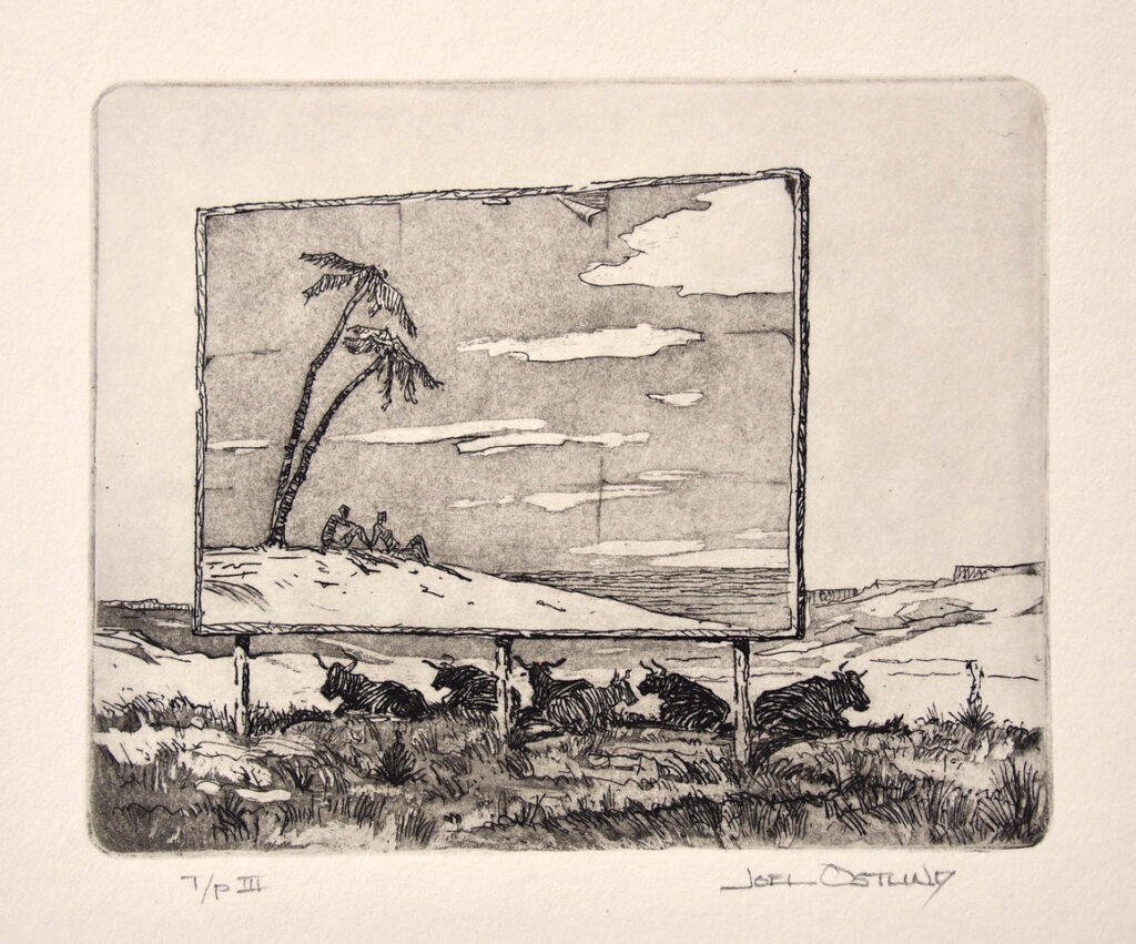 Joel Ostlind, A Shore by the Sagebrush Sea, 19/72 art
