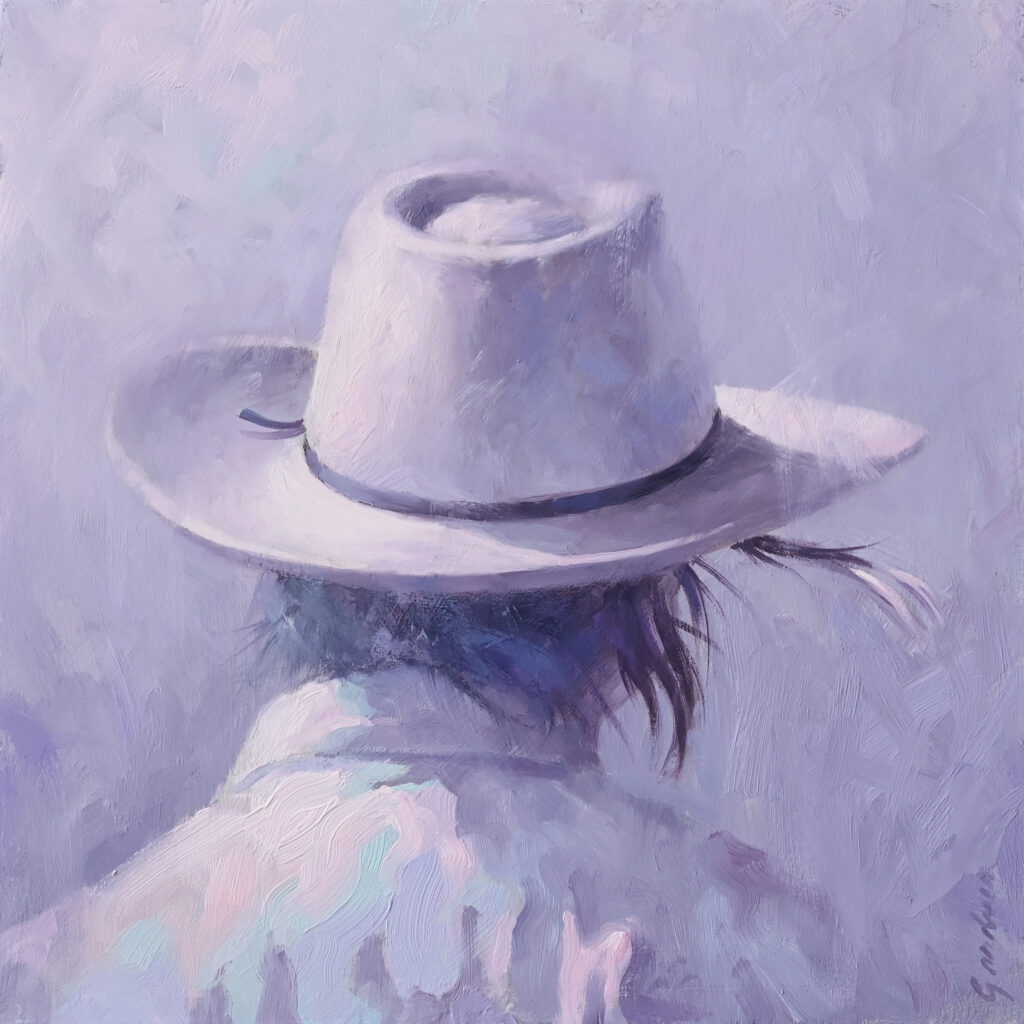 Terry Gardner, Cowgirl in Pink II art