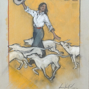 Donna Howell-Sickles - Walking Her Dogs