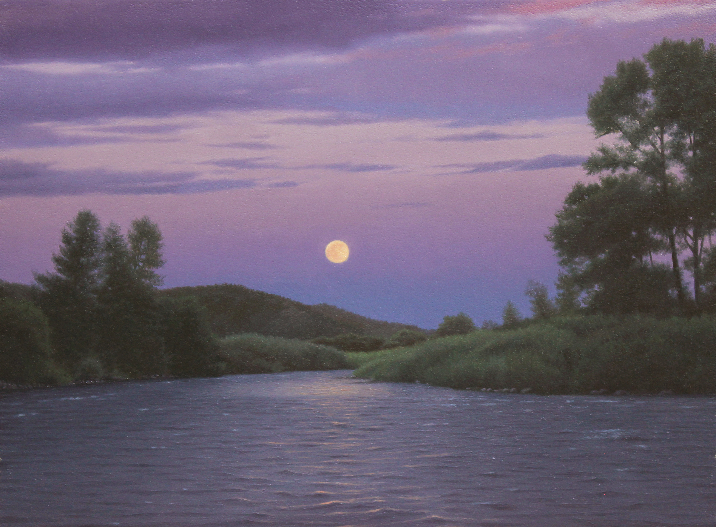 Brett Scheifflee - Full Moon Over the Fork