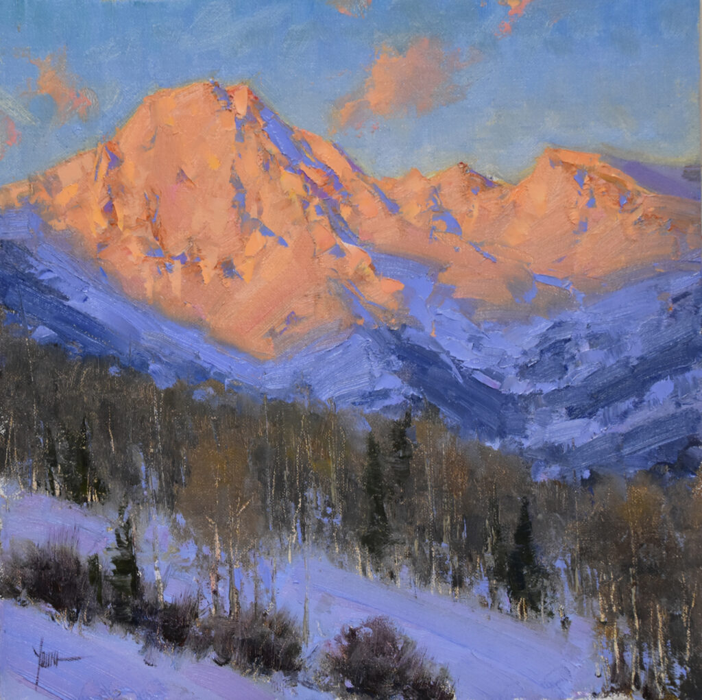 Dan Young, First Light on Daly art