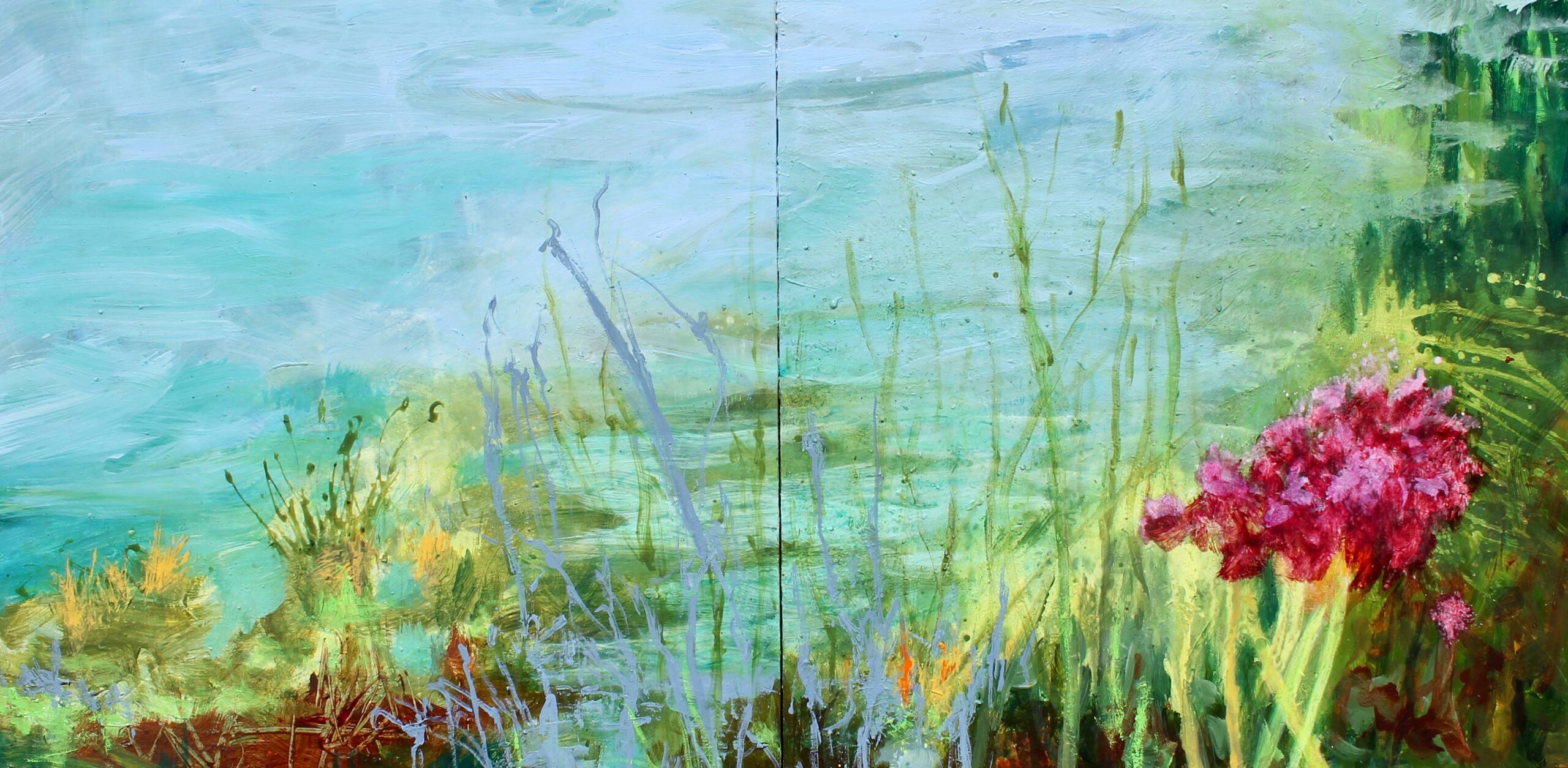 Allison Stewart - Shoreline Serenade (diptych)