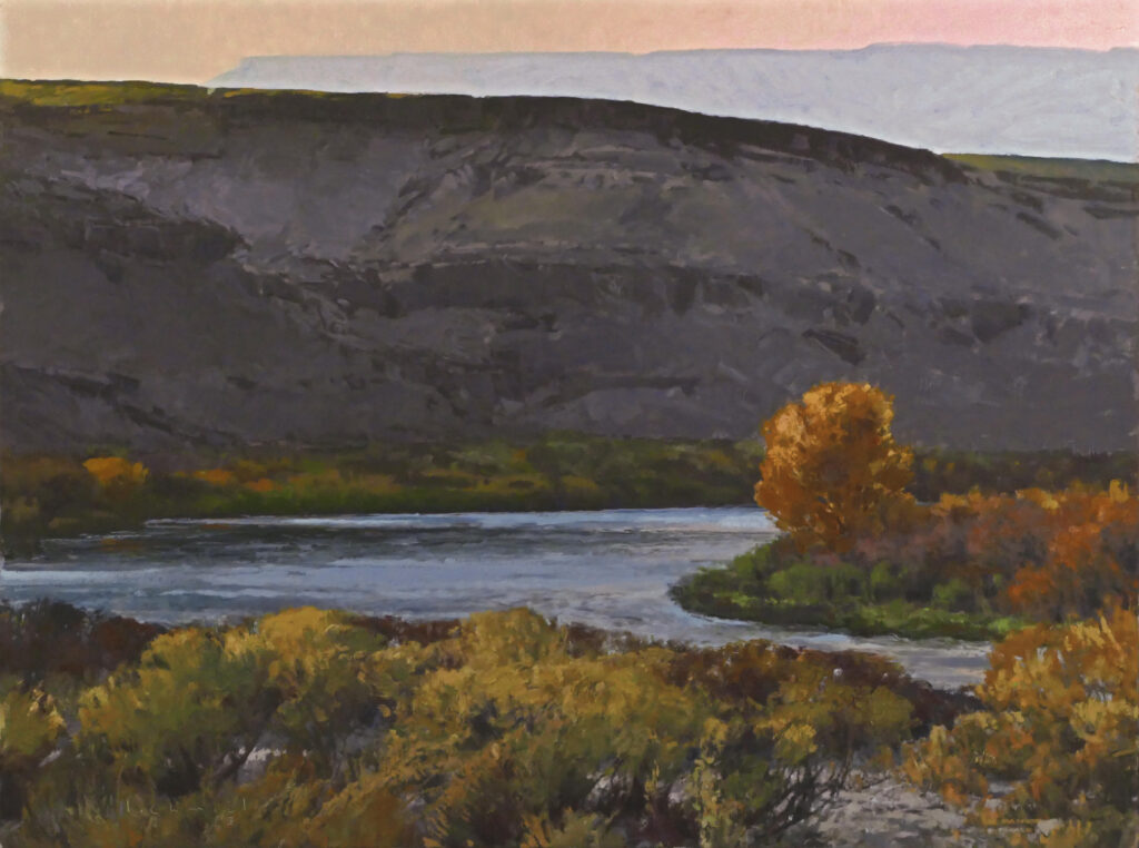 Len Chmiel, Time Exposure,  Gunnison River art