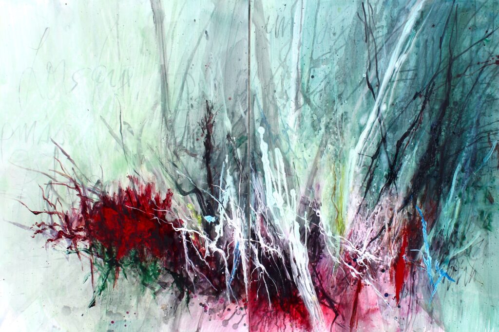 Allison Stewart - Woodlands Waltz (diptych)