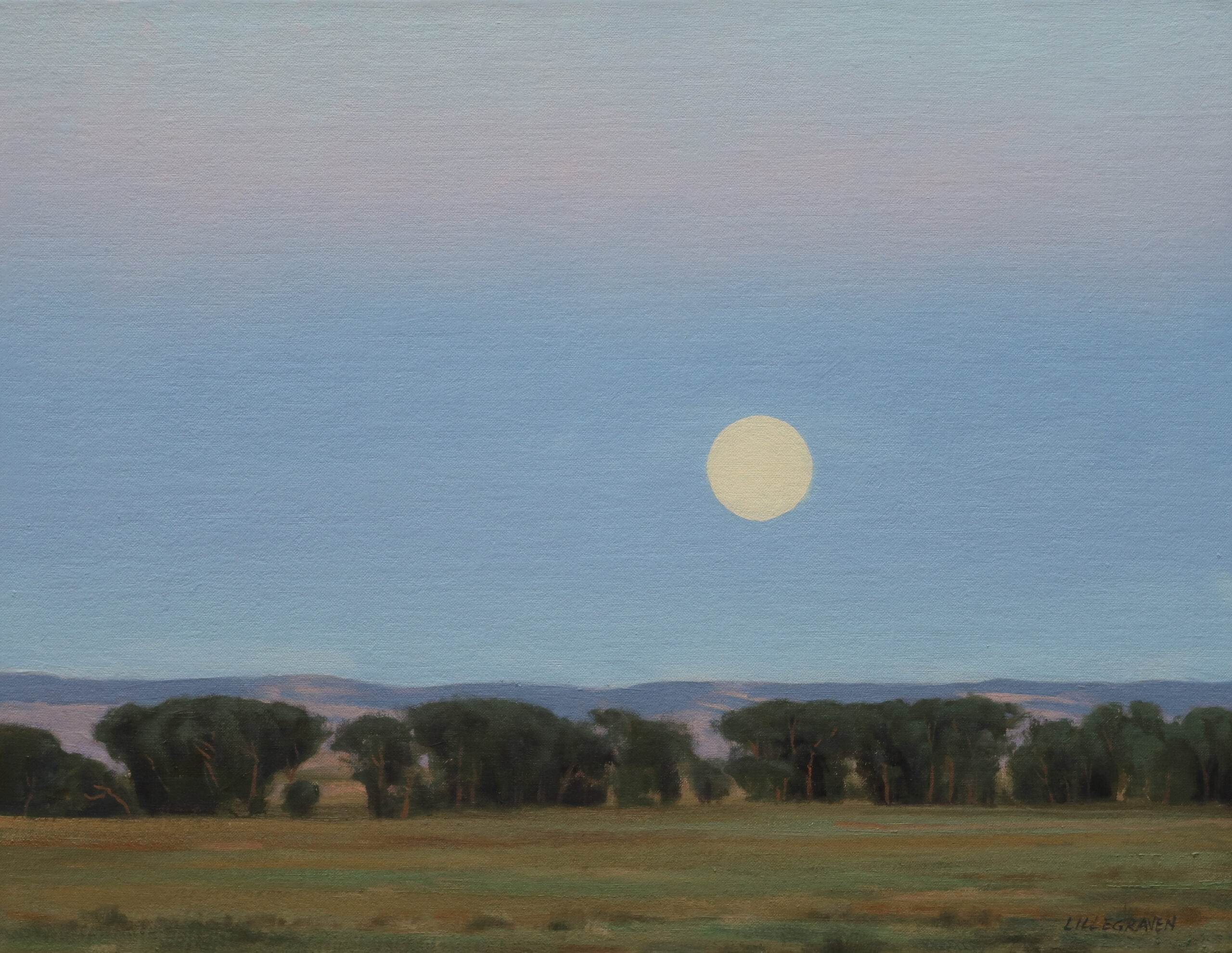 Linda Lillegraven - Full Moon Over the Laramie Range