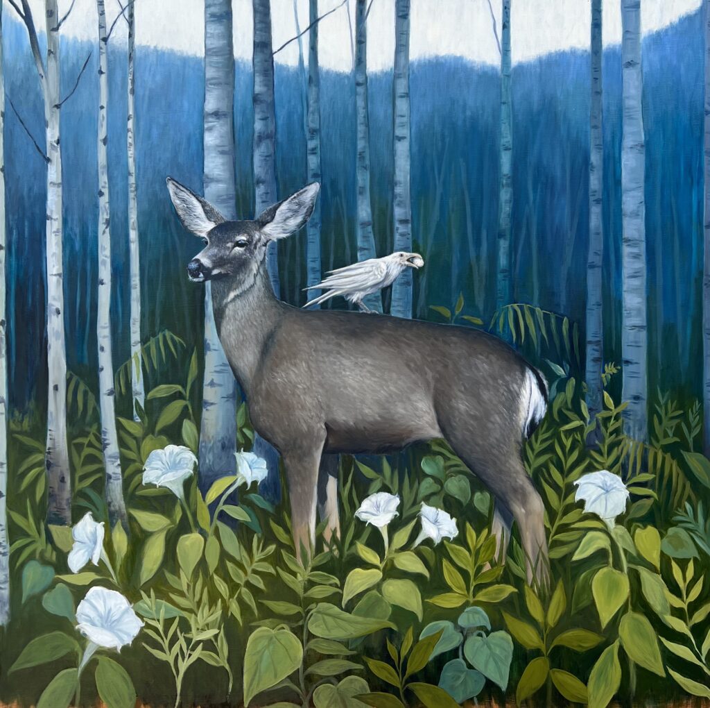 Diana Woods, The White Raven art