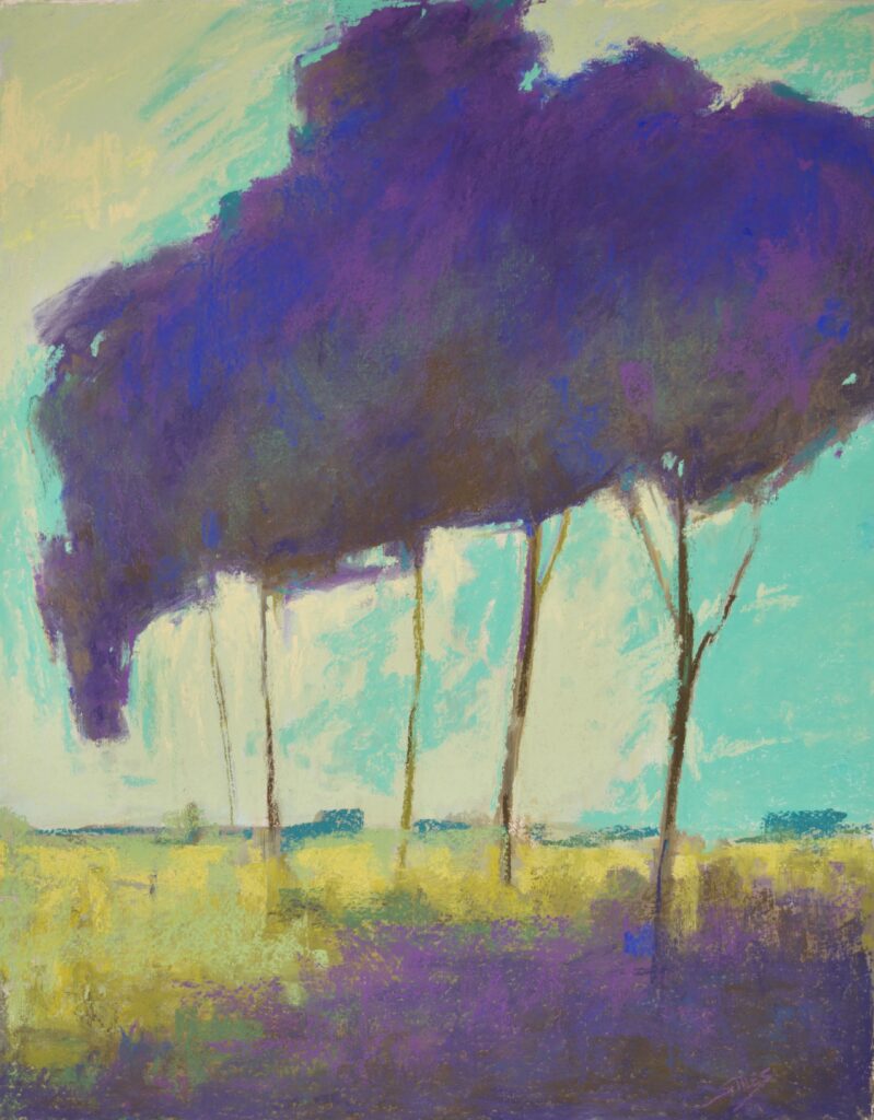 Sabrina Stiles, Trees In Violet 2 art