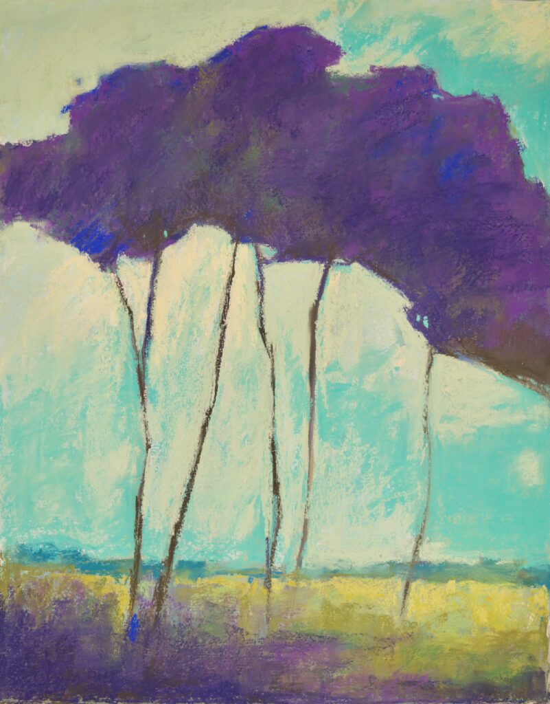 Sabrina Stiles, Trees In Violet 3 art