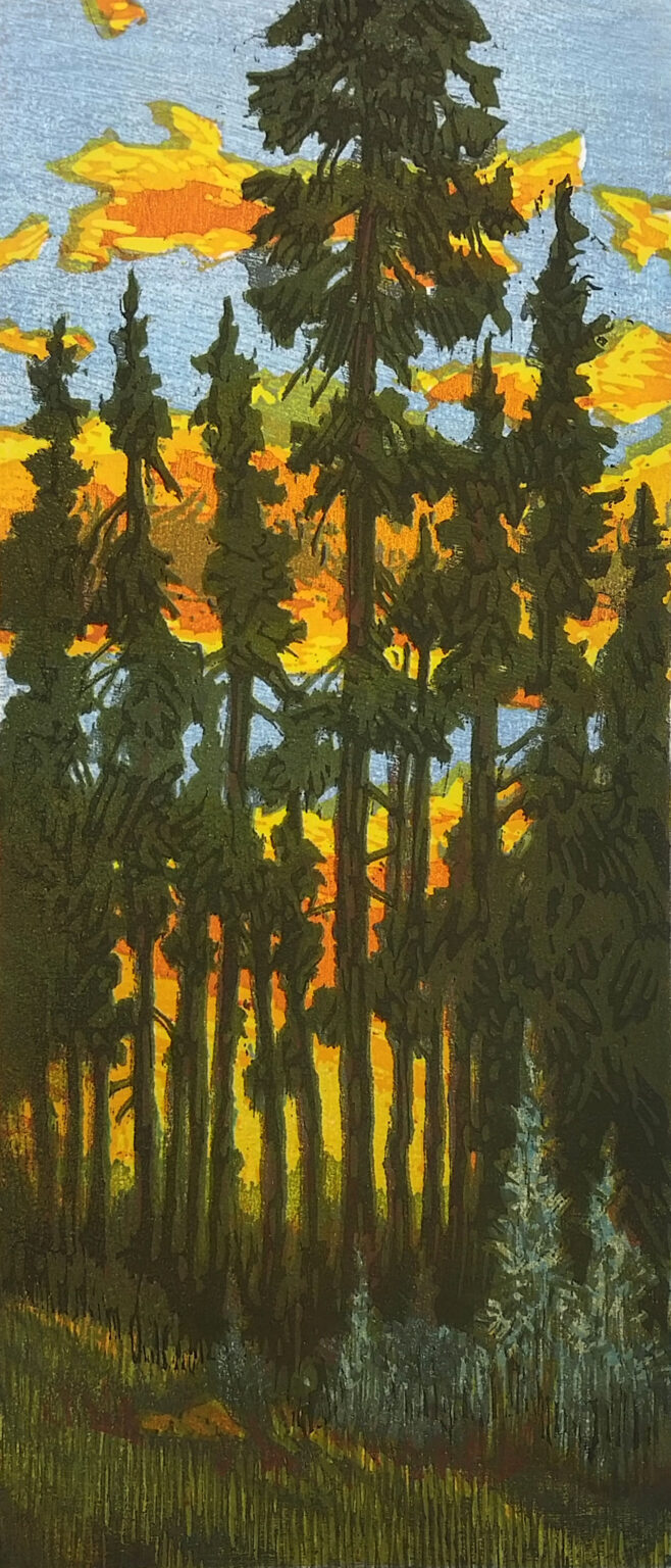 Leon Loughridge - Lodge Pole Sunset, 1/18