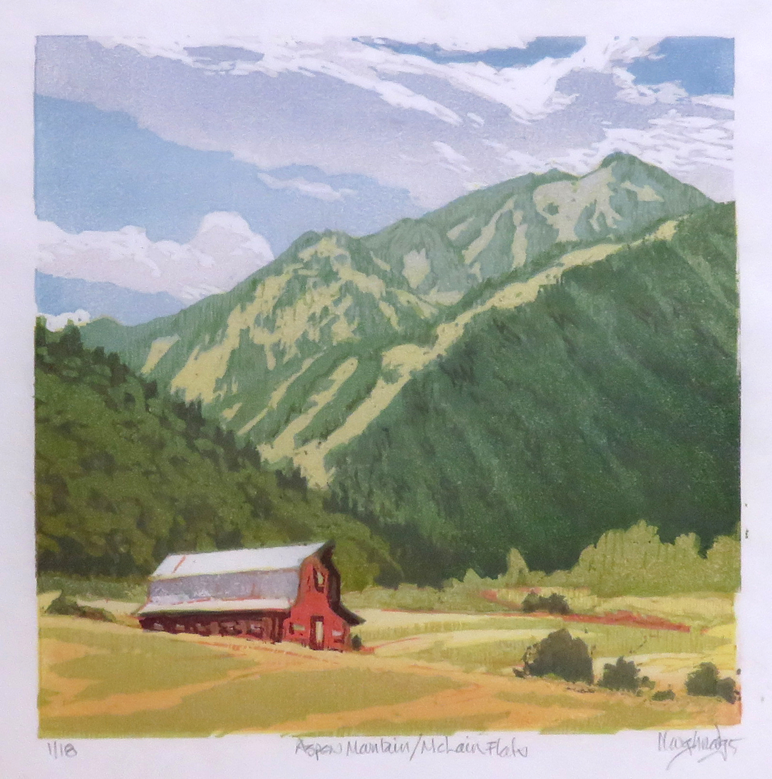 Leon Loughridge - Aspen Mountain from McLain Flats 5/18