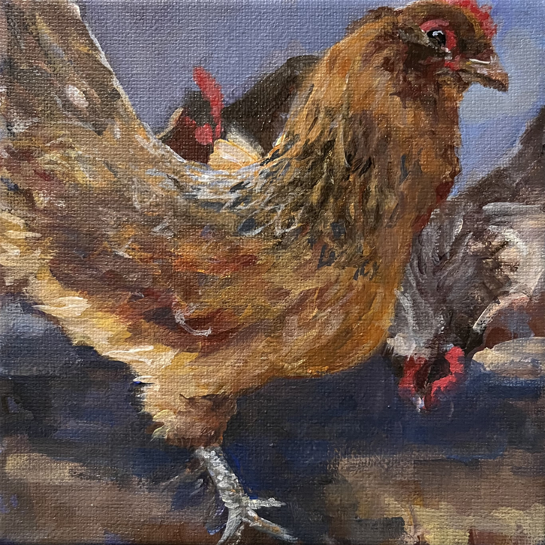 Heather Foster - Puffy the Curious Hen