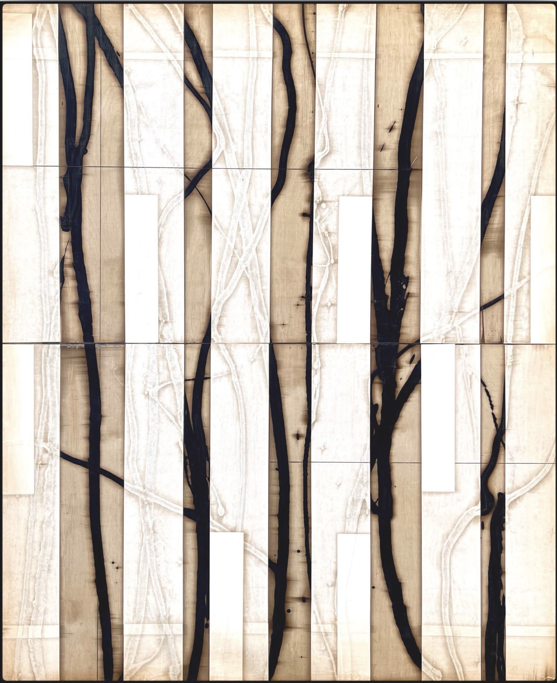 Michael Kessler - Birchgrill 1, (diptych)