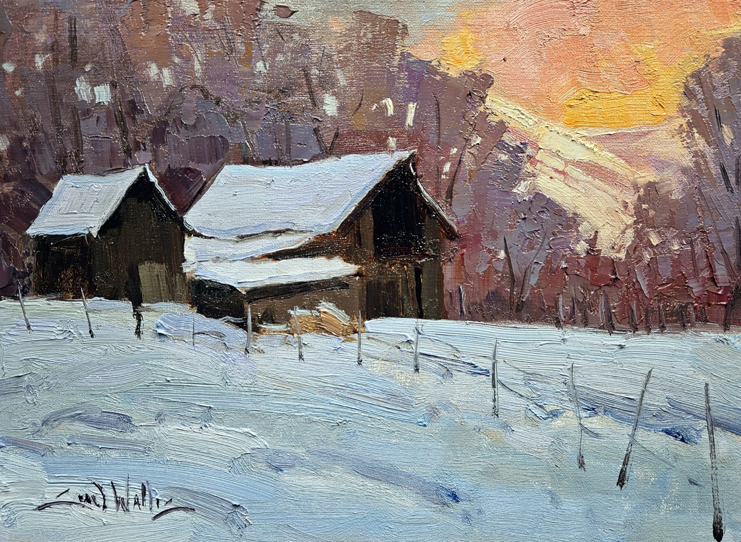 Sean Wallis - Last Light on the Farm