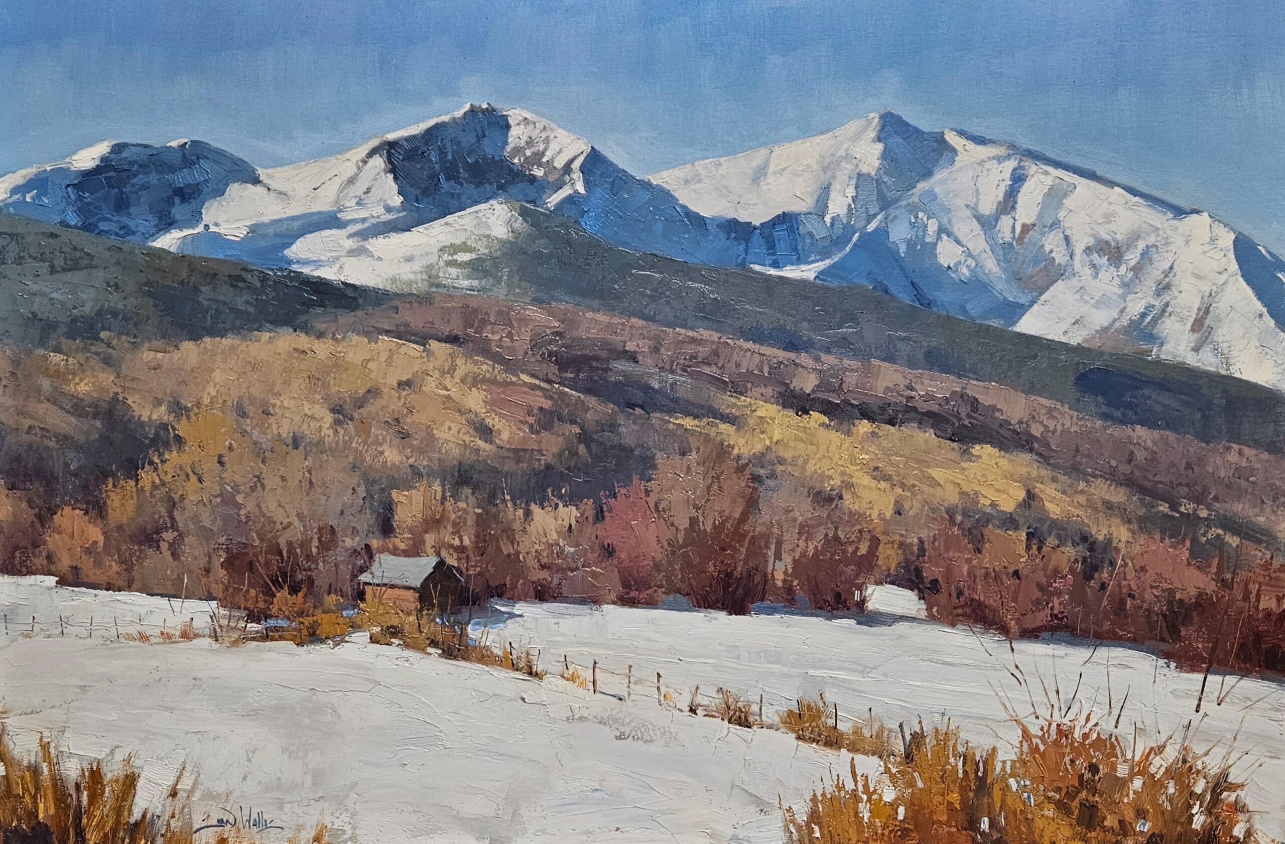 Sean Wallis - Winter Settles Beneath Sopris