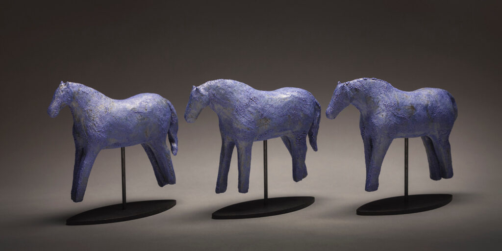 Amy Laugesen - Blue Mud Herd (Set of 3)