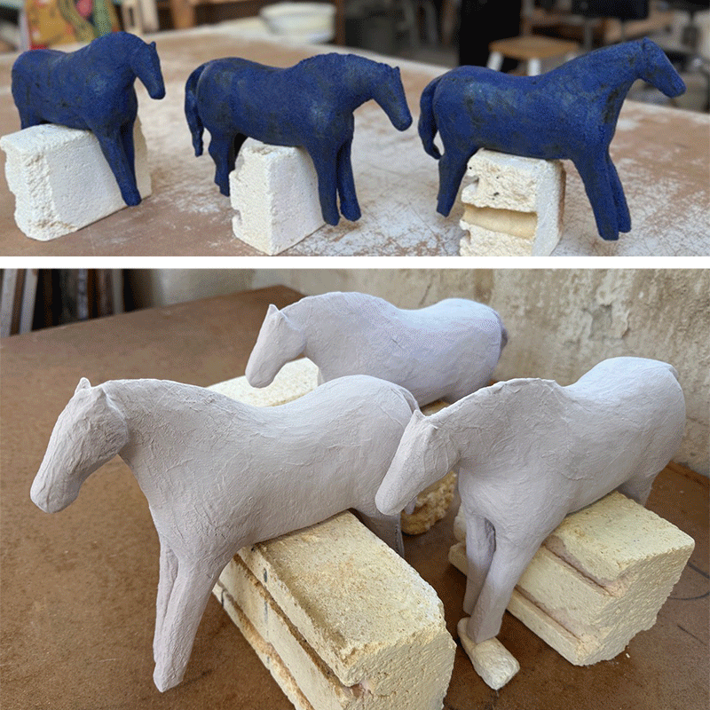 Amy Laugesen, Blue Mud Herd Work in Progress