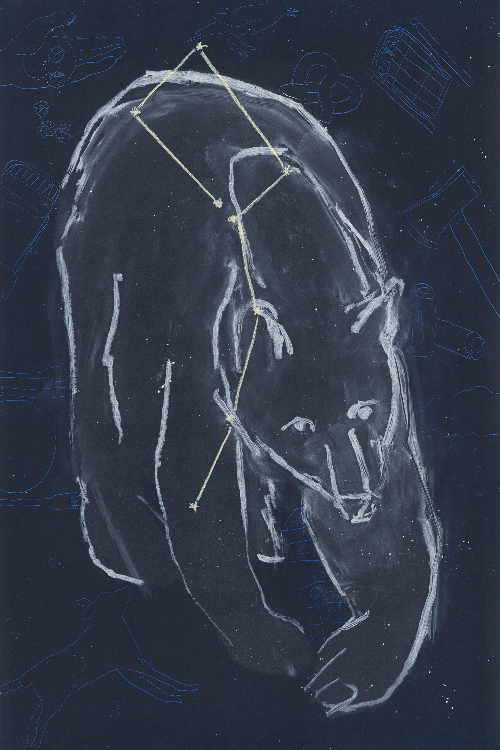 Paula Schuette Kraemer - Night Bear I,   2/15, UNF