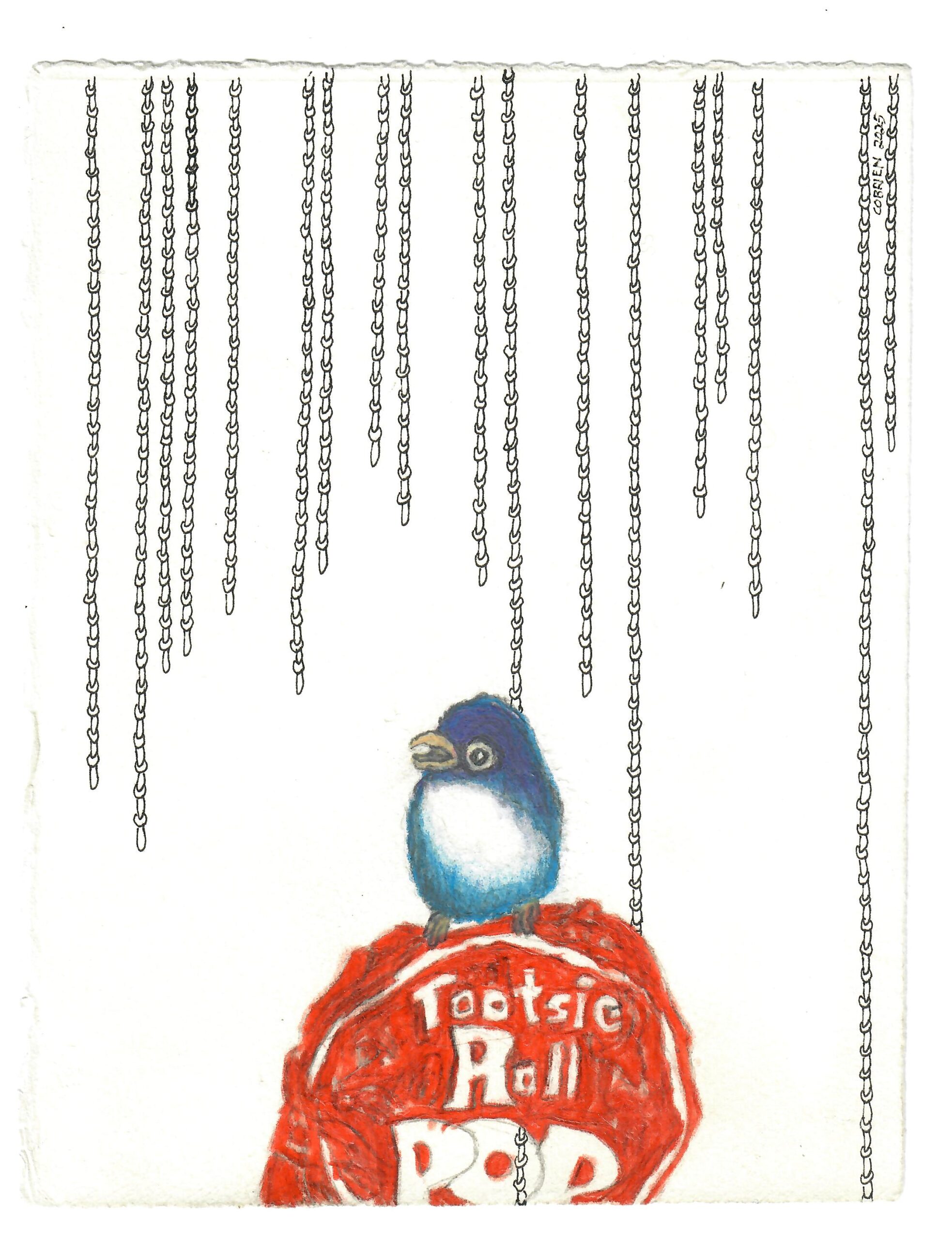 Craig O'Brien - Tootsie Blue on Red