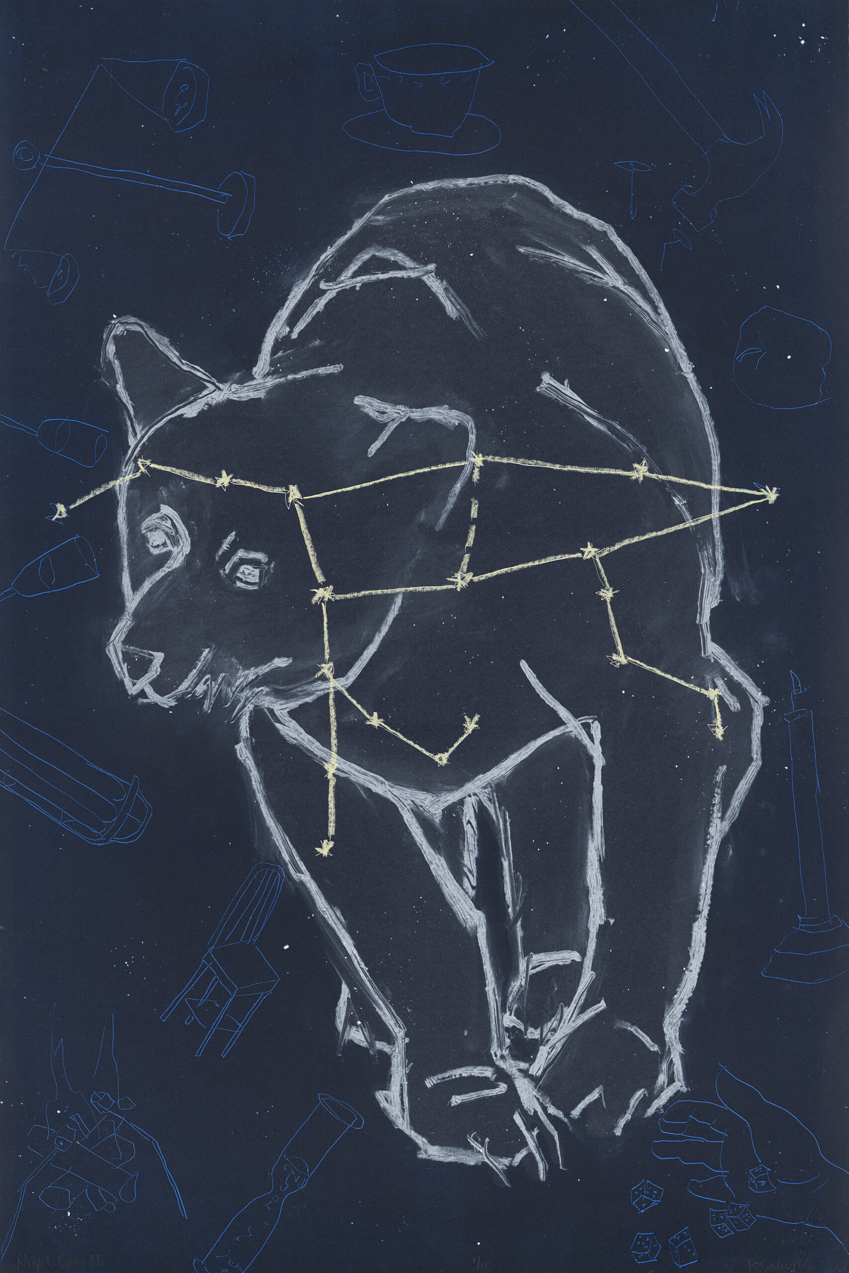 Paula Schuette Kraemer - Night Bear II,  13/15, UNF