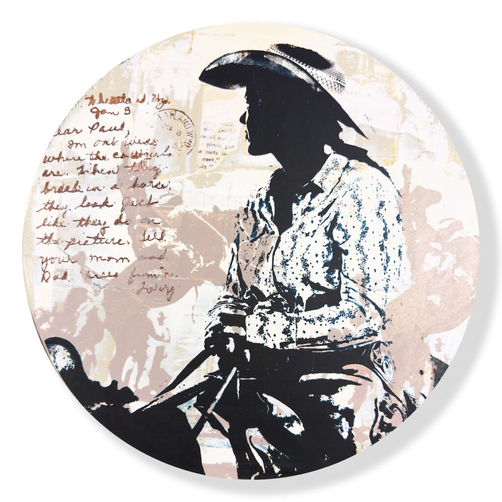Maura Allen, Riding the Ridgeline art