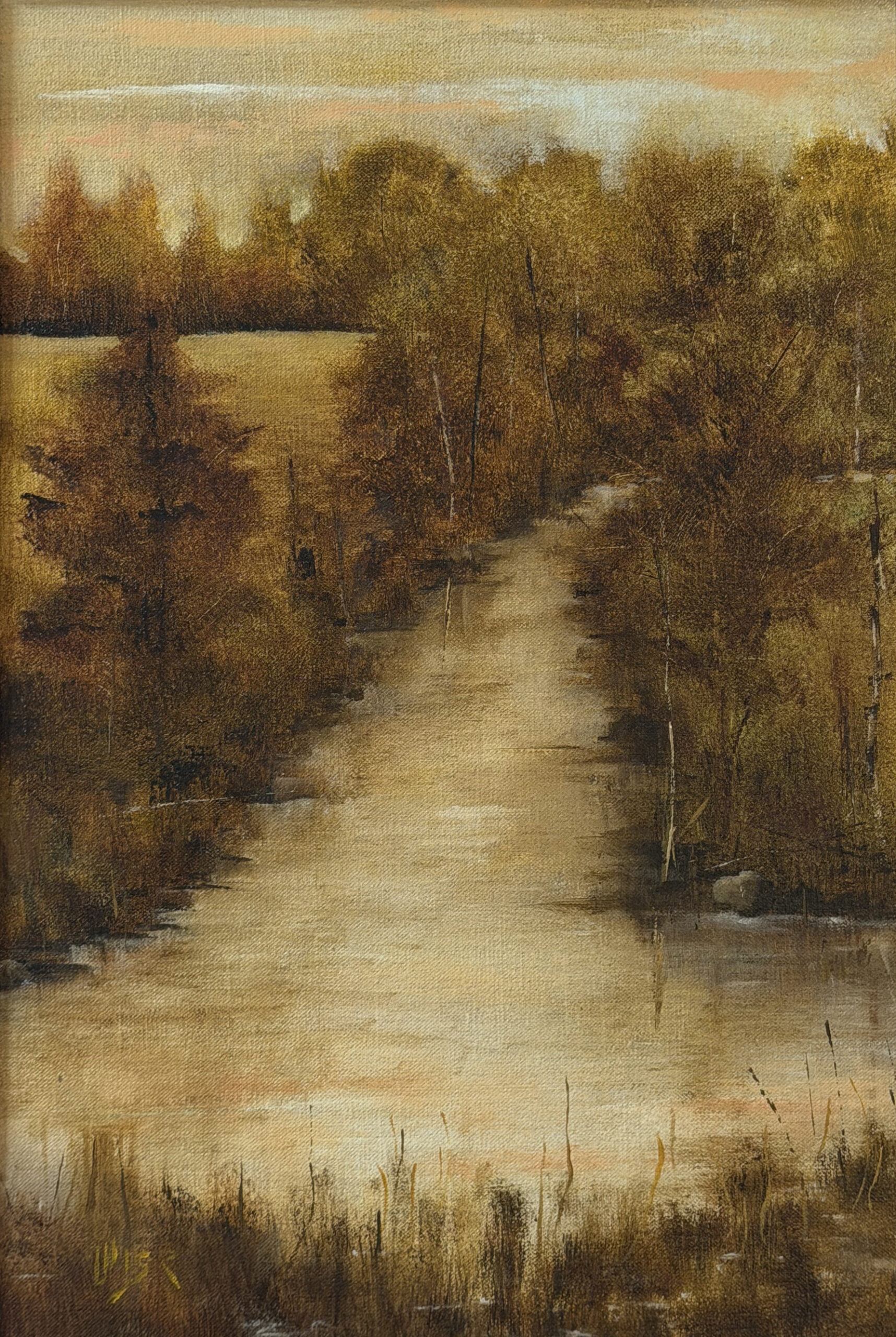 Marie Figge Wise - Fall Riverscape