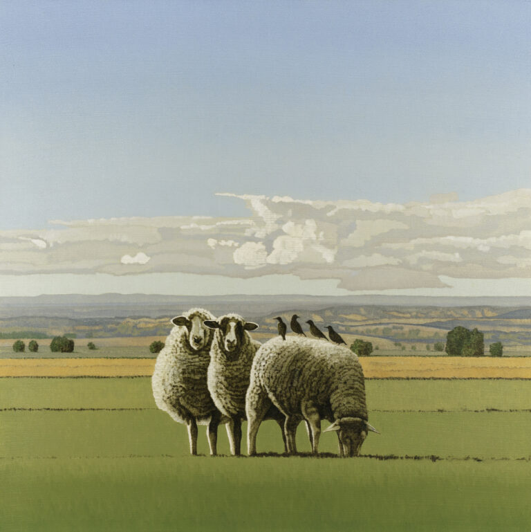 Clay Wagstaff - Sheep no.39 (Lunch Guests)
